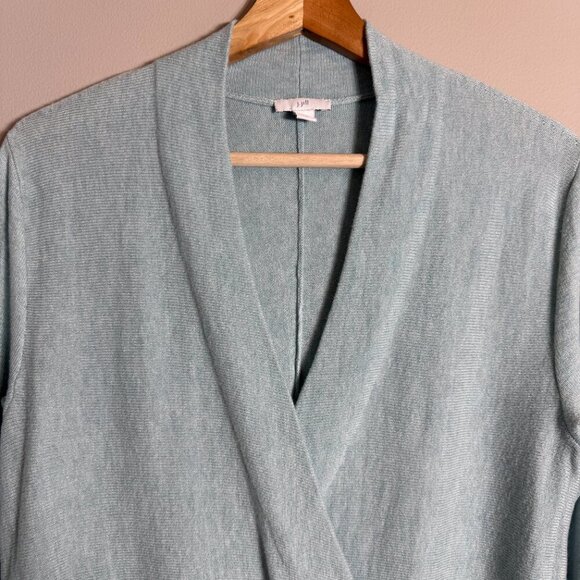 J. Jill Lightweight Wrap Knit Sweater Pullover Women's Small Blue Classic Career - Picture 5 of 11
